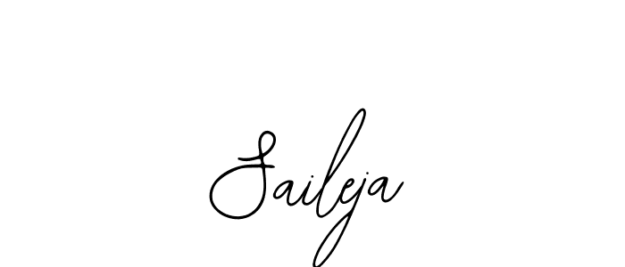 Use a signature maker to create a handwritten signature online. With this signature software, you can design (Bearetta-2O07w) your own signature for name Saileja. Saileja signature style 12 images and pictures png