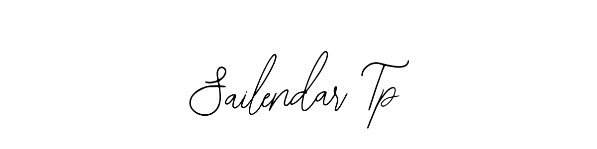 How to make Sailendar Tp name signature. Use Bearetta-2O07w style for creating short signs online. This is the latest handwritten sign. Sailendar Tp signature style 12 images and pictures png