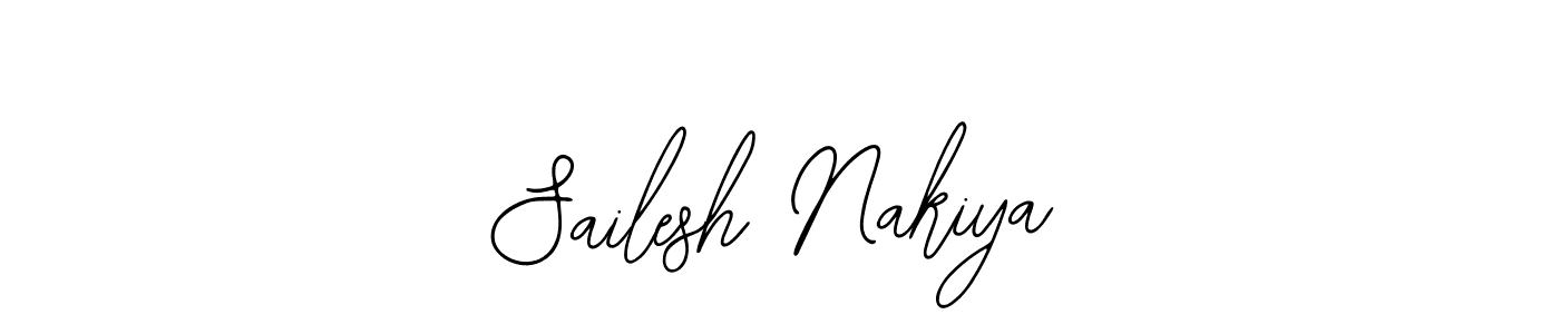 How to make Sailesh Nakiya signature? Bearetta-2O07w is a professional autograph style. Create handwritten signature for Sailesh Nakiya name. Sailesh Nakiya signature style 12 images and pictures png