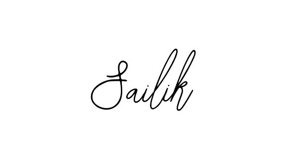 How to Draw Sailik signature style? Bearetta-2O07w is a latest design signature styles for name Sailik. Sailik signature style 12 images and pictures png