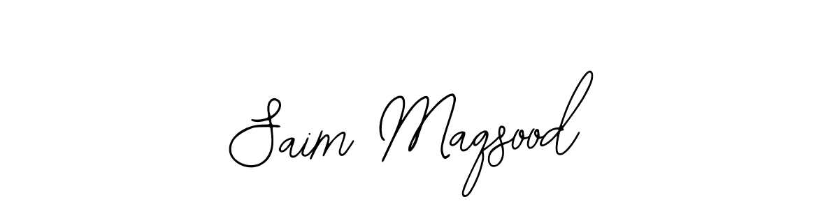 Similarly Bearetta-2O07w is the best handwritten signature design. Signature creator online .You can use it as an online autograph creator for name Saim Maqsood. Saim Maqsood signature style 12 images and pictures png