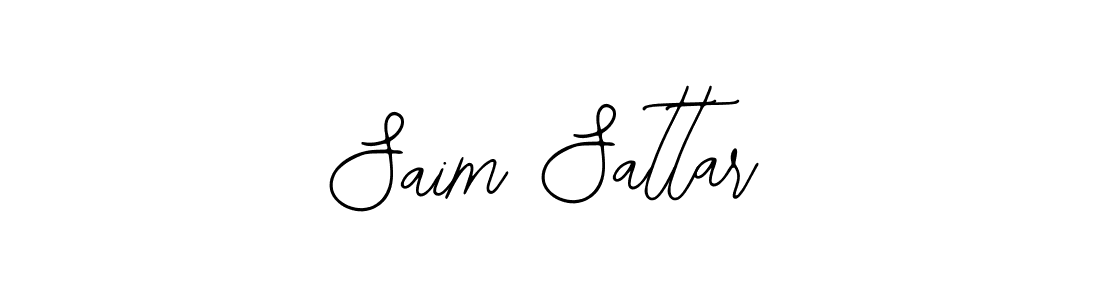if you are searching for the best signature style for your name Saim Sattar. so please give up your signature search. here we have designed multiple signature styles  using Bearetta-2O07w. Saim Sattar signature style 12 images and pictures png