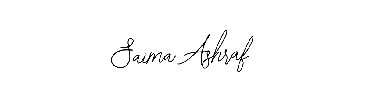 Make a short Saima Ashraf signature style. Manage your documents anywhere anytime using Bearetta-2O07w. Create and add eSignatures, submit forms, share and send files easily. Saima Ashraf signature style 12 images and pictures png
