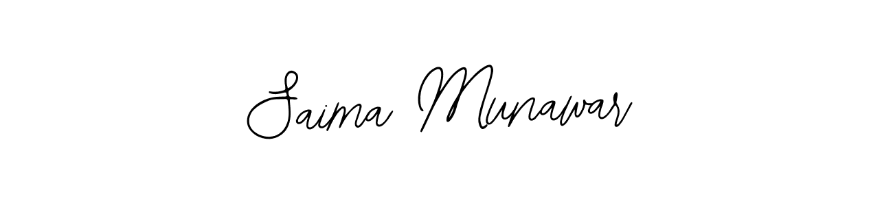 The best way (Bearetta-2O07w) to make a short signature is to pick only two or three words in your name. The name Saima Munawar include a total of six letters. For converting this name. Saima Munawar signature style 12 images and pictures png