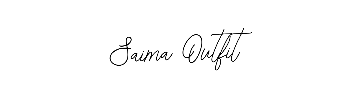 Make a beautiful signature design for name Saima Outfit. Use this online signature maker to create a handwritten signature for free. Saima Outfit signature style 12 images and pictures png