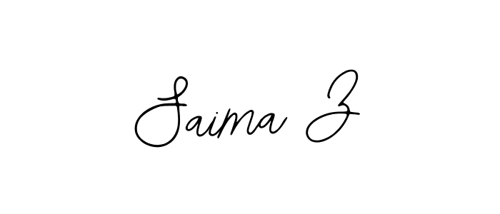 Also You can easily find your signature by using the search form. We will create Saima Z name handwritten signature images for you free of cost using Bearetta-2O07w sign style. Saima Z signature style 12 images and pictures png
