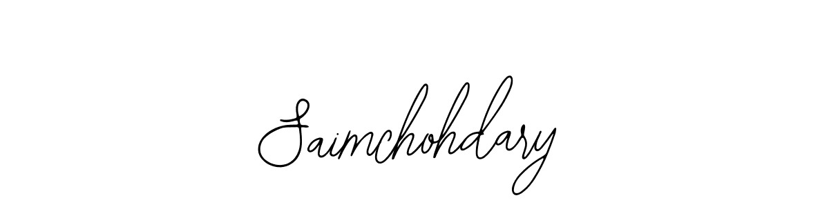 Saimchohdary stylish signature style. Best Handwritten Sign (Bearetta-2O07w) for my name. Handwritten Signature Collection Ideas for my name Saimchohdary. Saimchohdary signature style 12 images and pictures png