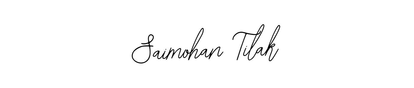 Once you've used our free online signature maker to create your best signature Bearetta-2O07w style, it's time to enjoy all of the benefits that Saimohan Tilak name signing documents. Saimohan Tilak signature style 12 images and pictures png