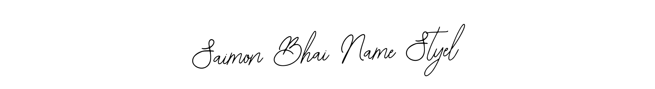 How to Draw Saimon Bhai Name Styel signature style? Bearetta-2O07w is a latest design signature styles for name Saimon Bhai Name Styel. Saimon Bhai Name Styel signature style 12 images and pictures png