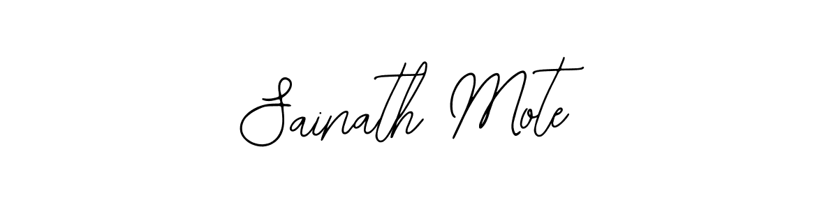 Make a beautiful signature design for name Sainath Mote. With this signature (Bearetta-2O07w) style, you can create a handwritten signature for free. Sainath Mote signature style 12 images and pictures png