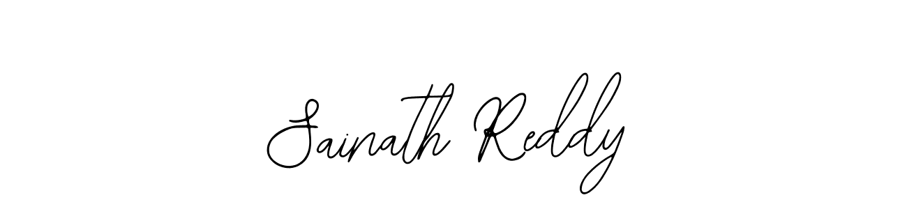 Also You can easily find your signature by using the search form. We will create Sainath Reddy name handwritten signature images for you free of cost using Bearetta-2O07w sign style. Sainath Reddy signature style 12 images and pictures png