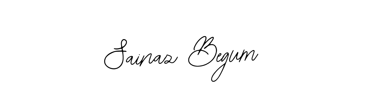 Make a beautiful signature design for name Sainaz Begum. With this signature (Bearetta-2O07w) style, you can create a handwritten signature for free. Sainaz Begum signature style 12 images and pictures png