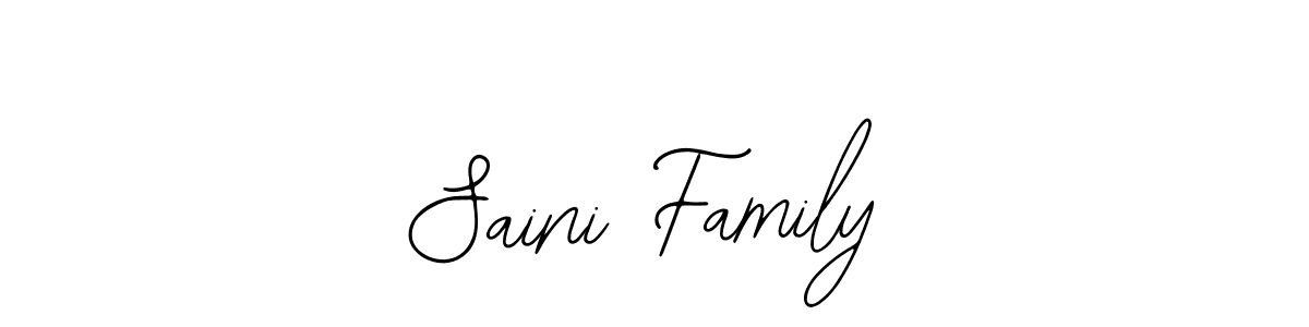 Make a beautiful signature design for name Saini Family. Use this online signature maker to create a handwritten signature for free. Saini Family signature style 12 images and pictures png