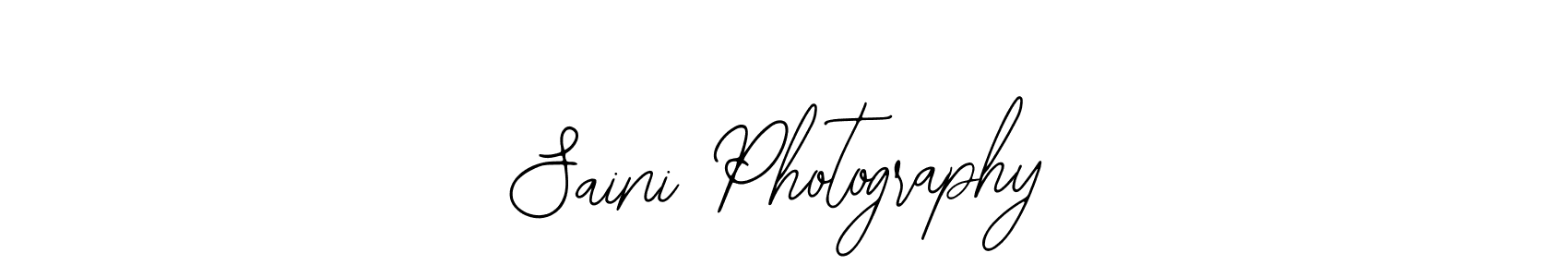 Saini Photography stylish signature style. Best Handwritten Sign (Bearetta-2O07w) for my name. Handwritten Signature Collection Ideas for my name Saini Photography. Saini Photography signature style 12 images and pictures png