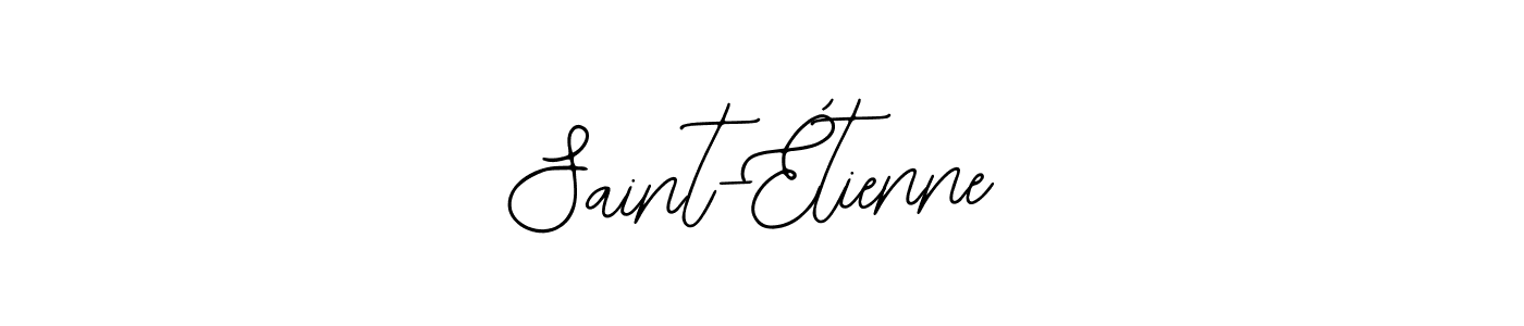 Similarly Bearetta-2O07w is the best handwritten signature design. Signature creator online .You can use it as an online autograph creator for name Saint-Étienne. Saint-Étienne signature style 12 images and pictures png