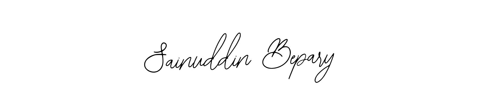 Design your own signature with our free online signature maker. With this signature software, you can create a handwritten (Bearetta-2O07w) signature for name Sainuddin Bepary. Sainuddin Bepary signature style 12 images and pictures png