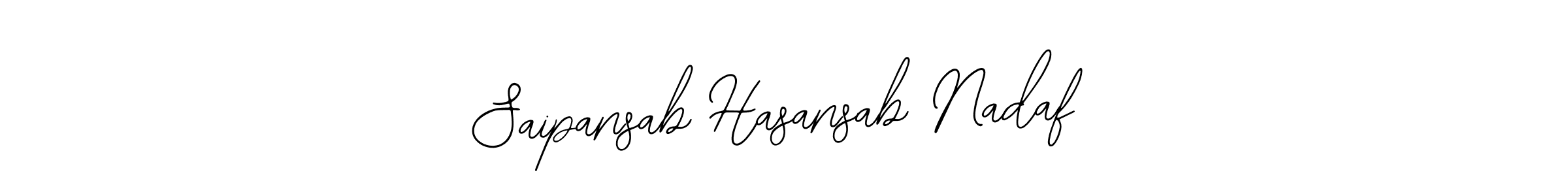 Similarly Bearetta-2O07w is the best handwritten signature design. Signature creator online .You can use it as an online autograph creator for name Saipansab Hasansab Nadaf. Saipansab Hasansab Nadaf signature style 12 images and pictures png