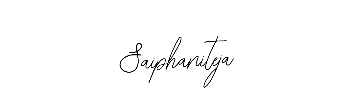 How to make Saiphaniteja signature? Bearetta-2O07w is a professional autograph style. Create handwritten signature for Saiphaniteja name. Saiphaniteja signature style 12 images and pictures png