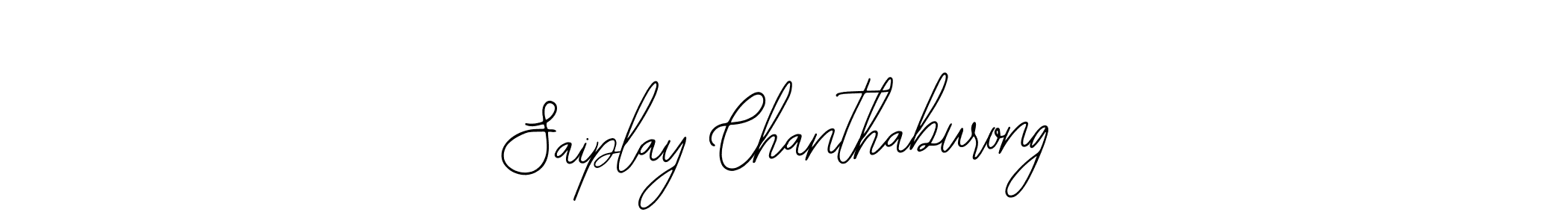 You should practise on your own different ways (Bearetta-2O07w) to write your name (Saiplay Chanthaburong) in signature. don't let someone else do it for you. Saiplay Chanthaburong signature style 12 images and pictures png