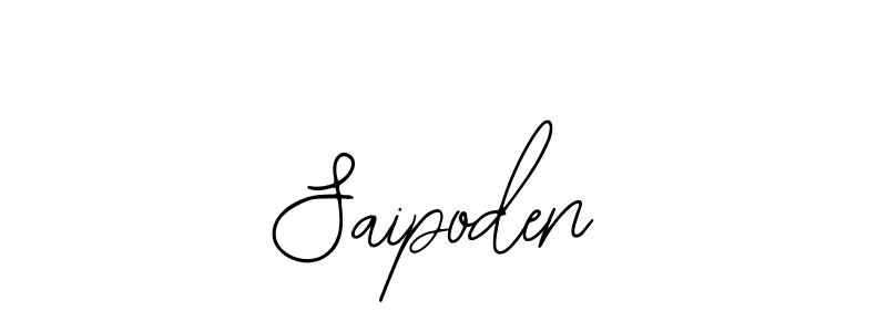 Saipoden stylish signature style. Best Handwritten Sign (Bearetta-2O07w) for my name. Handwritten Signature Collection Ideas for my name Saipoden. Saipoden signature style 12 images and pictures png