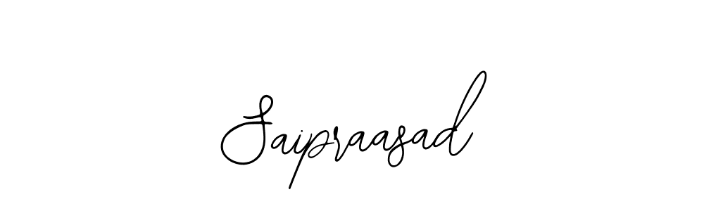 You should practise on your own different ways (Bearetta-2O07w) to write your name (Saipraasad) in signature. don't let someone else do it for you. Saipraasad signature style 12 images and pictures png
