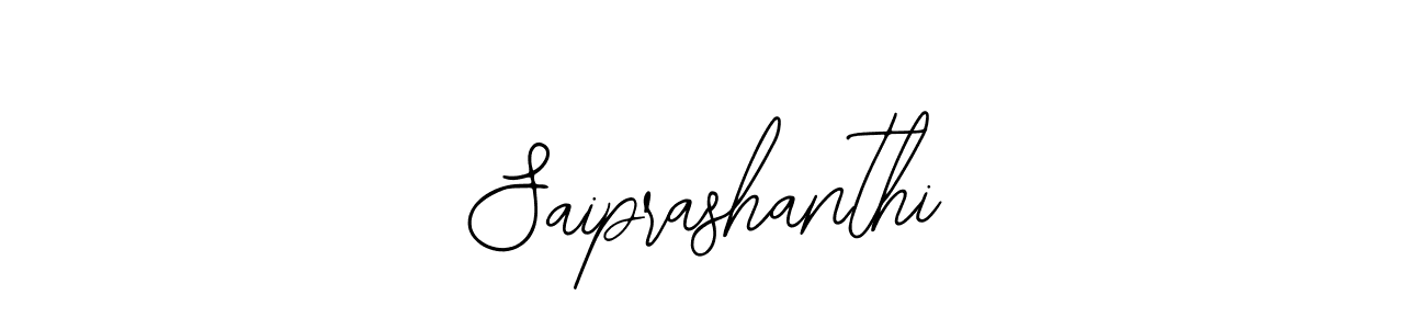 Design your own signature with our free online signature maker. With this signature software, you can create a handwritten (Bearetta-2O07w) signature for name Saiprashanthi. Saiprashanthi signature style 12 images and pictures png