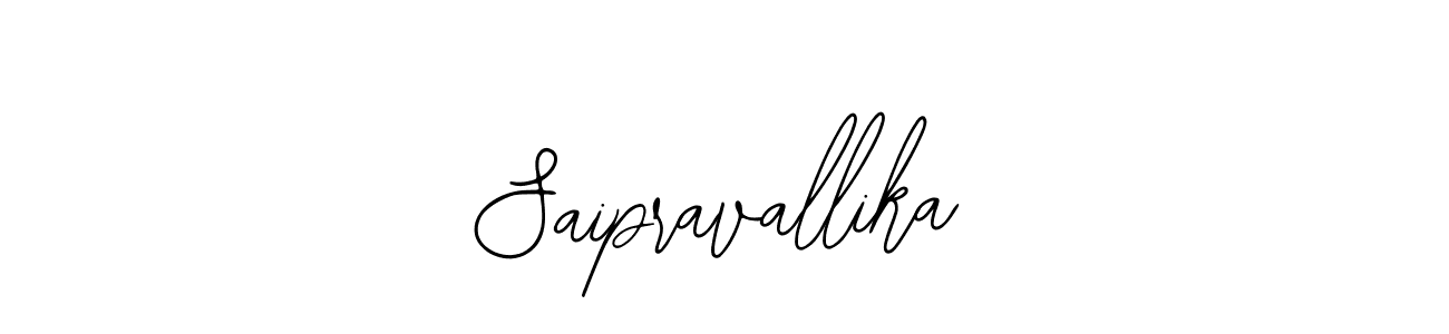 Use a signature maker to create a handwritten signature online. With this signature software, you can design (Bearetta-2O07w) your own signature for name Saipravallika. Saipravallika signature style 12 images and pictures png