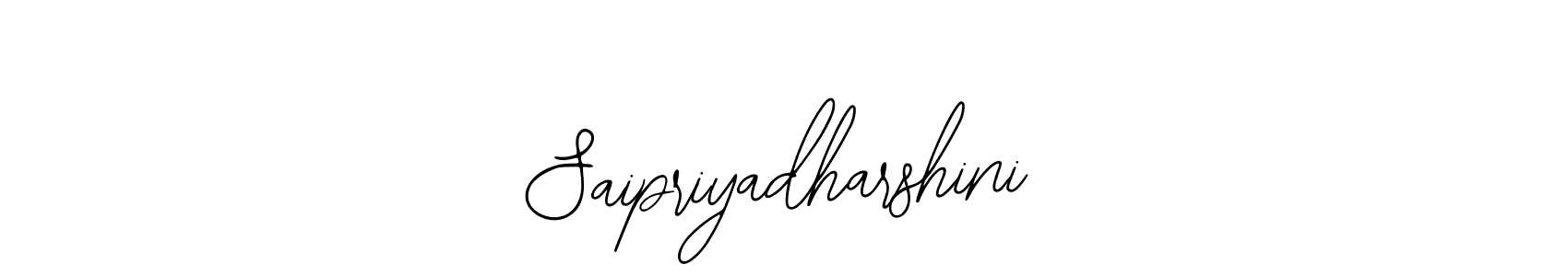 Use a signature maker to create a handwritten signature online. With this signature software, you can design (Bearetta-2O07w) your own signature for name Saipriyadharshini. Saipriyadharshini signature style 12 images and pictures png