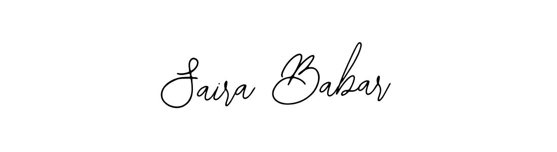How to make Saira Babar signature? Bearetta-2O07w is a professional autograph style. Create handwritten signature for Saira Babar name. Saira Babar signature style 12 images and pictures png
