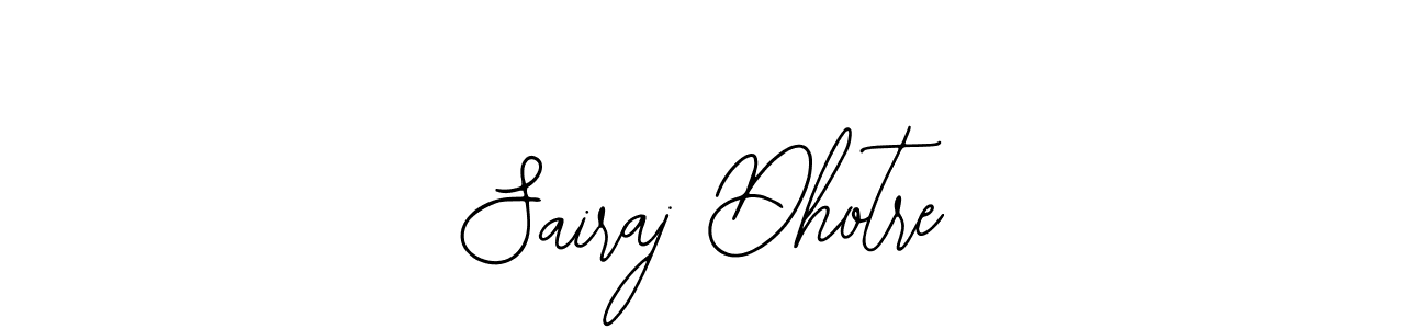 Design your own signature with our free online signature maker. With this signature software, you can create a handwritten (Bearetta-2O07w) signature for name Sairaj Dhotre. Sairaj Dhotre signature style 12 images and pictures png