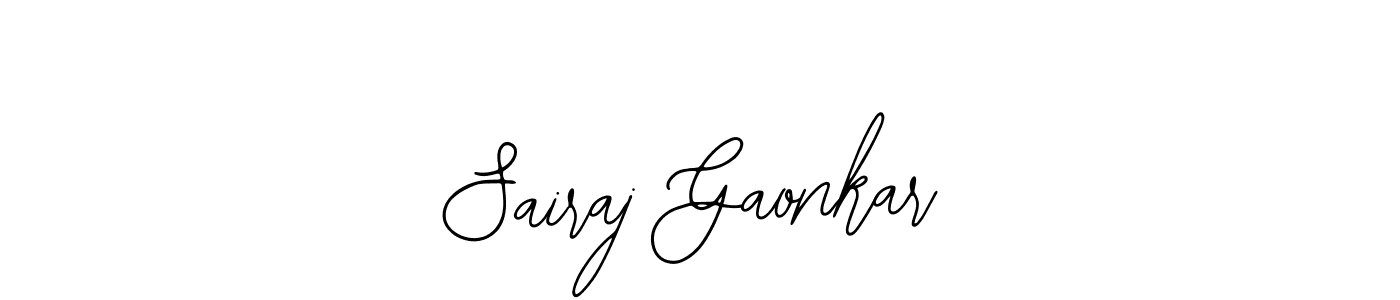 See photos of Sairaj Gaonkar official signature by Spectra . Check more albums & portfolios. Read reviews & check more about Bearetta-2O07w font. Sairaj Gaonkar signature style 12 images and pictures png