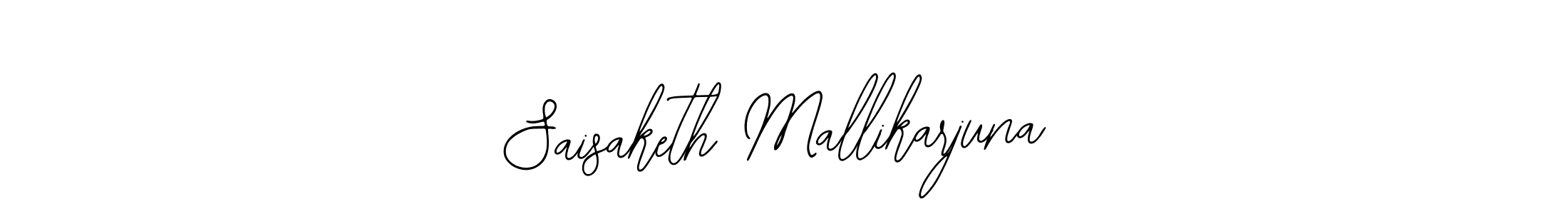 Create a beautiful signature design for name Saisaketh Mallikarjuna. With this signature (Bearetta-2O07w) fonts, you can make a handwritten signature for free. Saisaketh Mallikarjuna signature style 12 images and pictures png