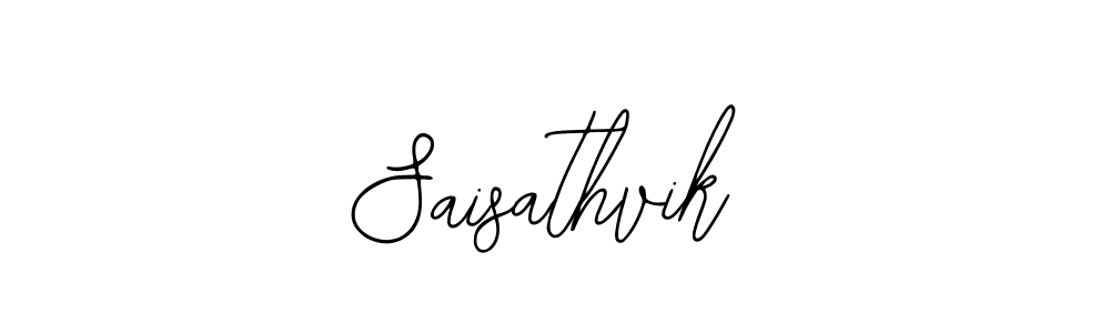 Design your own signature with our free online signature maker. With this signature software, you can create a handwritten (Bearetta-2O07w) signature for name Saisathvik. Saisathvik signature style 12 images and pictures png