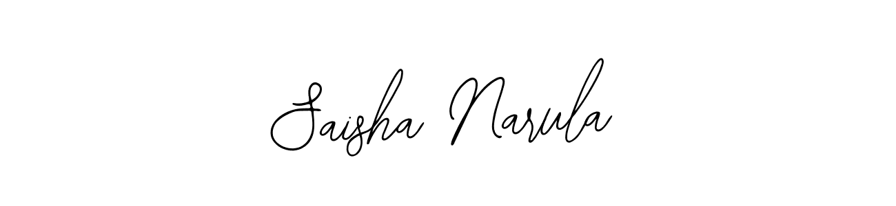 Make a beautiful signature design for name Saisha Narula. Use this online signature maker to create a handwritten signature for free. Saisha Narula signature style 12 images and pictures png