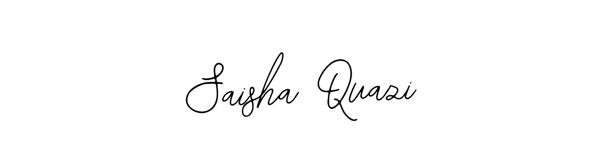 Create a beautiful signature design for name Saisha Quazi. With this signature (Bearetta-2O07w) fonts, you can make a handwritten signature for free. Saisha Quazi signature style 12 images and pictures png