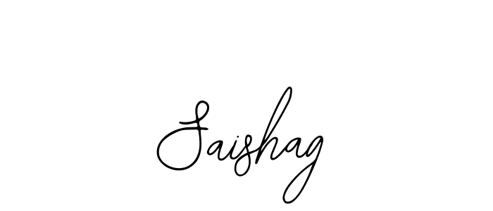 How to make Saishag signature? Bearetta-2O07w is a professional autograph style. Create handwritten signature for Saishag name. Saishag signature style 12 images and pictures png