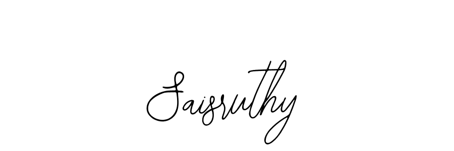 You should practise on your own different ways (Bearetta-2O07w) to write your name (Saisruthy) in signature. don't let someone else do it for you. Saisruthy signature style 12 images and pictures png