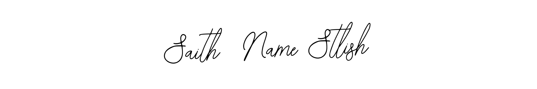 Create a beautiful signature design for name Saith  Name Stlish. With this signature (Bearetta-2O07w) fonts, you can make a handwritten signature for free. Saith  Name Stlish signature style 12 images and pictures png
