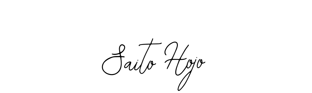 Use a signature maker to create a handwritten signature online. With this signature software, you can design (Bearetta-2O07w) your own signature for name Saito Hojo. Saito Hojo signature style 12 images and pictures png