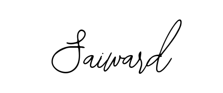 The Bearetta-2O07w font transforms the name Saiward into an executive sign with sharp precision and distinguished character. Saiward signature style 12 images and pictures png