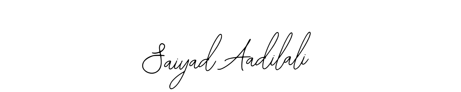 if you are searching for the best signature style for your name Saiyad Aadilali. so please give up your signature search. here we have designed multiple signature styles  using Bearetta-2O07w. Saiyad Aadilali signature style 12 images and pictures png