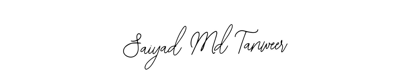How to make Saiyad Md Tanweer signature? Bearetta-2O07w is a professional autograph style. Create handwritten signature for Saiyad Md Tanweer name. Saiyad Md Tanweer signature style 12 images and pictures png