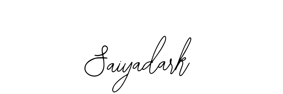 if you are searching for the best signature style for your name Saiyadark. so please give up your signature search. here we have designed multiple signature styles  using Bearetta-2O07w. Saiyadark signature style 12 images and pictures png