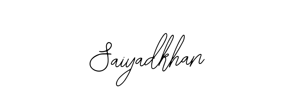 Also we have Saiyadkhan name is the best signature style. Create professional handwritten signature collection using Bearetta-2O07w autograph style. Saiyadkhan signature style 12 images and pictures png