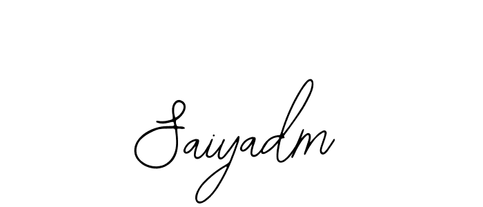 How to make Saiyadm signature? Bearetta-2O07w is a professional autograph style. Create handwritten signature for Saiyadm name. Saiyadm signature style 12 images and pictures png