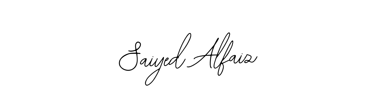 Use a signature maker to create a handwritten signature online. With this signature software, you can design (Bearetta-2O07w) your own signature for name Saiyed Alfaiz. Saiyed Alfaiz signature style 12 images and pictures png