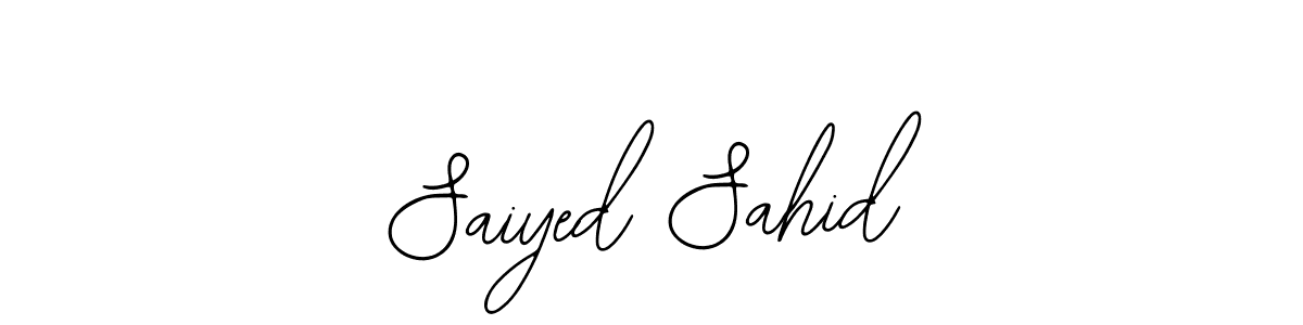Here are the top 10 professional signature styles for the name Saiyed Sahid. These are the best autograph styles you can use for your name. Saiyed Sahid signature style 12 images and pictures png