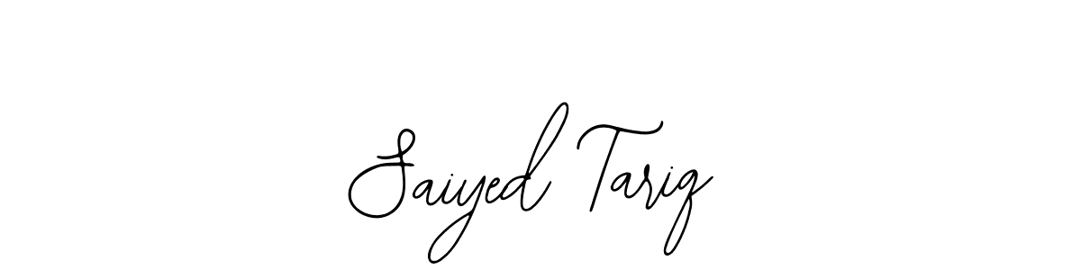 Also we have Saiyed Tariq name is the best signature style. Create professional handwritten signature collection using Bearetta-2O07w autograph style. Saiyed Tariq signature style 12 images and pictures png