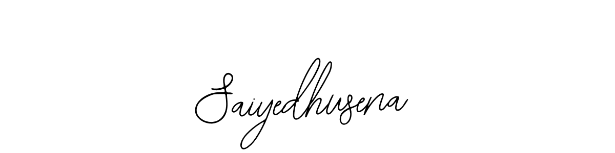 Design your own signature with our free online signature maker. With this signature software, you can create a handwritten (Bearetta-2O07w) signature for name Saiyedhusena. Saiyedhusena signature style 12 images and pictures png