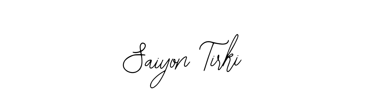if you are searching for the best signature style for your name Saiyon Tirki. so please give up your signature search. here we have designed multiple signature styles  using Bearetta-2O07w. Saiyon Tirki signature style 12 images and pictures png
